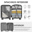 (nude and black, 20) ABS Cabin Carry-On Suitcase with Secure Combination Lock 6
