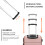 (nude and black, 20) ABS Cabin Carry-On Suitcase with Secure Combination Lock 4