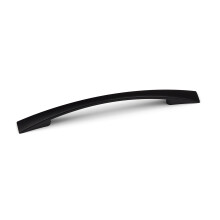 (128mm Handle) Matt Black Kitchen Cabinet Bow Handle