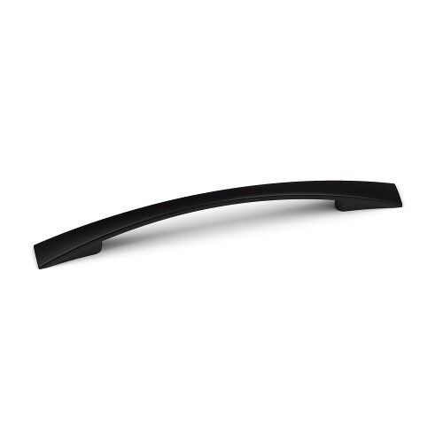 (128mm Handle) Matt Black Kitchen Cabinet Bow Handle