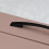 (128mm Handle) Matt Black Kitchen Cabinet Bow Handle 7