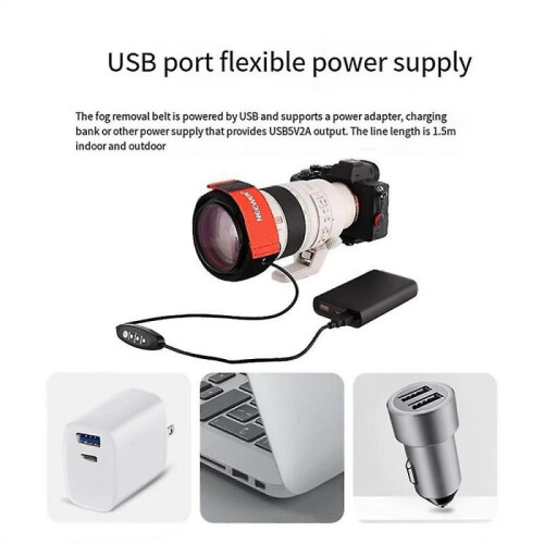 Camera Lens Defogging Tape Defogging Heating Tape Warm Belt Cold Anti-fogging Multi-function Heati