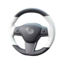Pu Auto Steering Wheel Cover Hand- On Wrap Fit for Model Y