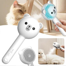 Multifunctional Cat Steamy Brush - Gentle, Durable, and Perfect for Grooming & Massaging Your Pet