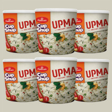 Haldiram's FD Upma - 68g (Pack of 6) | Instant South Indian Breakfast | Freeze-Dried for Freshness | Just Add Hot Water