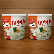 Haldiram's FD Upma - 68g (Pack of 2) | Instant South Indian Breakfast | Freeze-Dried for Freshness | Just Add Hot Water