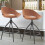 2Pcs Adjustable Height Breakfast Bar Stool Gas Lift Swivel Kitchen Barstool 9