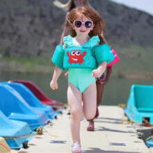 (A) Cartoon Children's Swimming Arm Rings Floating Rings Swimming Rings Life Jackets Baby Sleeves Buoyancy Vests Swimming Equipment