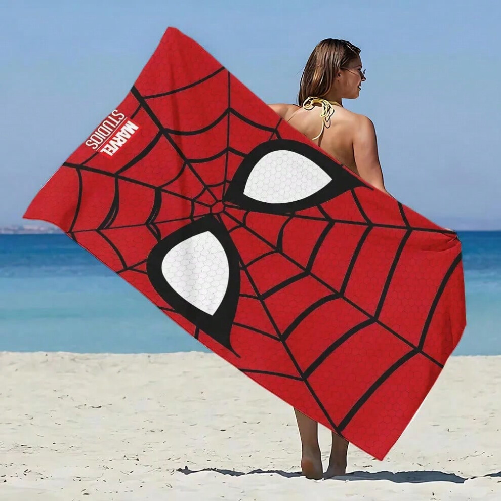 (KL25021900499, 70X140cm) Super Hero S-Spider Man Beach Towel Microfiber Sand Free Quick Dry Soft Pool Towels Gift for Women Travel Gym Shower Camping-image-OPC-PHNB6WF-NEW