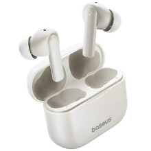 BASEUS Bowie E17 TWS Bluetooth Earphone Noise Cancelling Wireless Headset - White