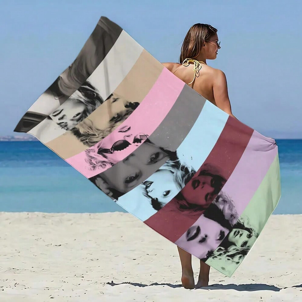 (KL25021900990, 80x160cm) Singer-S-Swift Beach Towel Microfiber Sand Free Quick Dry Soft Pool Towels Gift for-T-Taylor Women Travel Gym Shower Camping-image-OPC-PHNB8JW-NEW