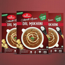 Haldiram's Minute Khana Dal Makhani – Ready to Eat – 300g (Pack of 3) | Authentic Indian Curry | Heat & Eat | Net Weight 900g
