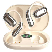 YYK-Q16 Wireless Bluetooth Open-Ear Earphones Ear Hook Stereo Music Gaming Headset - Khaki