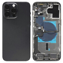 (Black, Multicolor) For iPhone 14 Pro Max Back Battery Housing Cover with Small Parts (EU Version) - Purple