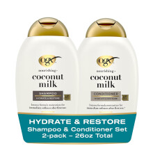 OGX Nourishing + Coconut Milk Shampoo & Conditioner Set