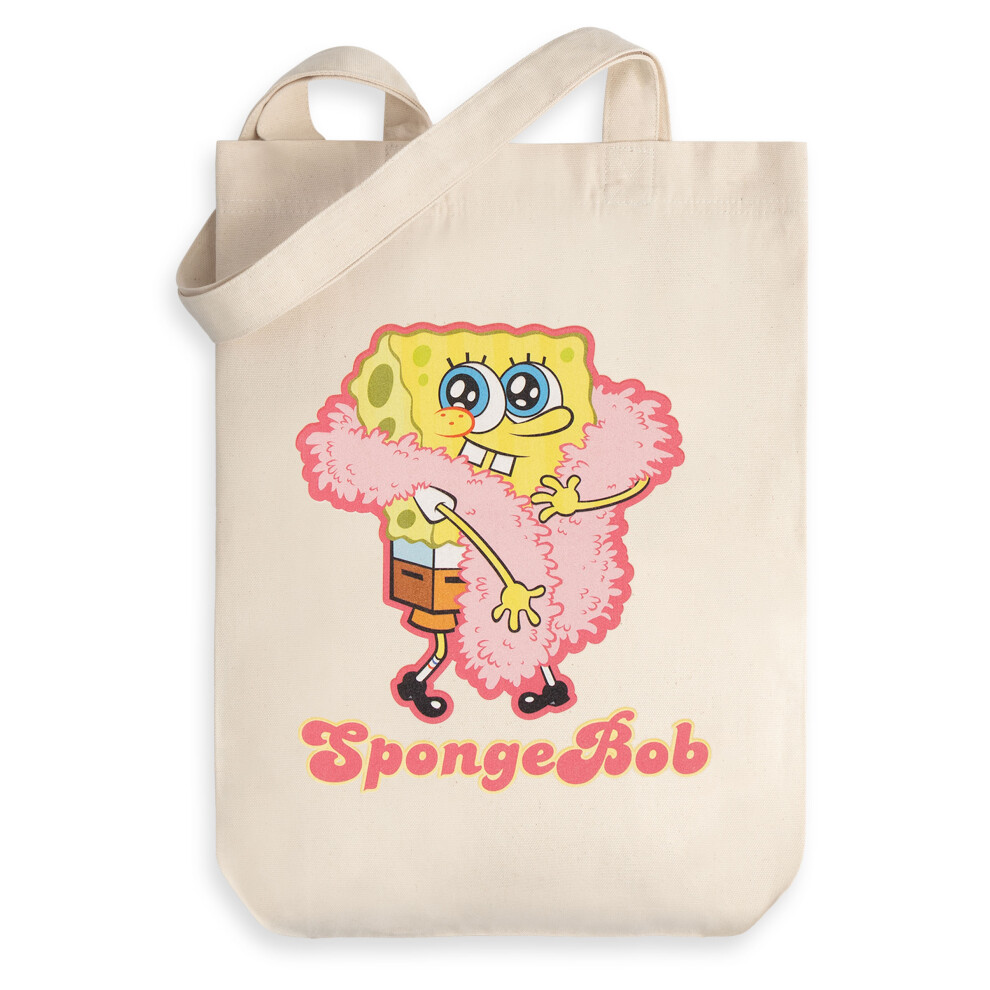 SpongeBob SquarePants Tote Bag (Unisex Beige)