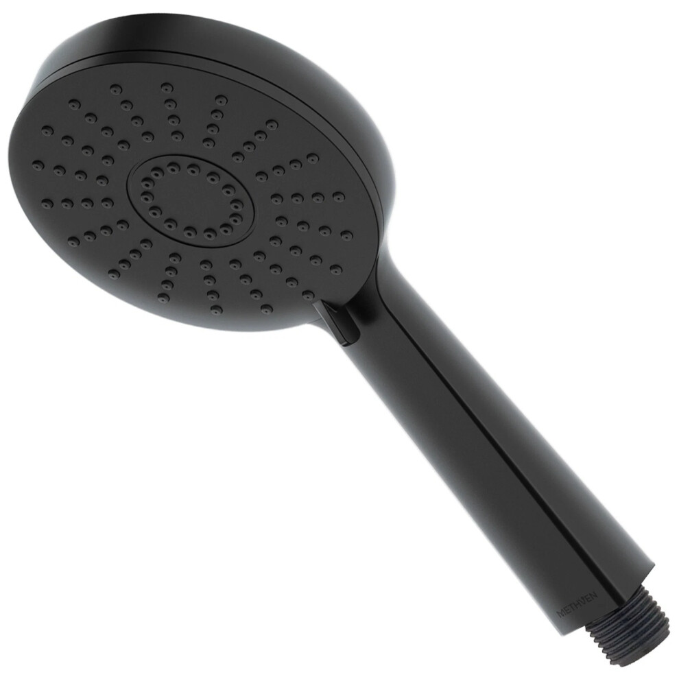 Deva Krome Airstream 3 Spray Mode Universal Shower Head Handset - Matt Black (Hanm09bk) 5011632683900