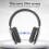(Silver, Multicolor) P959 Over-Ear Headphone Wireless Bluetooth Gaming Headset Earphone for iPhone - Blue 3