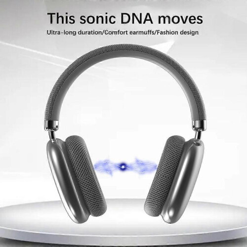 (Silver, Multicolor) P959 Over-Ear Headphone Wireless Bluetooth Gaming Headset Earphone for iPhone - Blue 2
