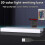 Clear Protective Case Dust Display Box Cover for NS Switch/OLED, with Luminous Base, Switch Acrylic Host Cover 10