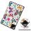 (Butterflies, Multicolor) For Xiaomi Pad 7 Case Pattern Print Leather Stand Tablet Cover - Graffiti 4