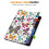 (Butterflies, Multicolor) For Xiaomi Pad 7 Case Pattern Print Leather Stand Tablet Cover - Graffiti 2