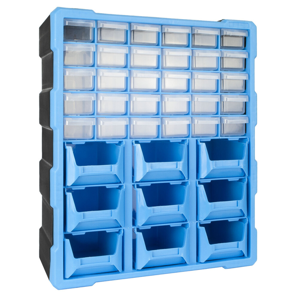 Tekbox Diy Storage Organiser Unit Drawers And Tubs Craft Box Tool Cabinet