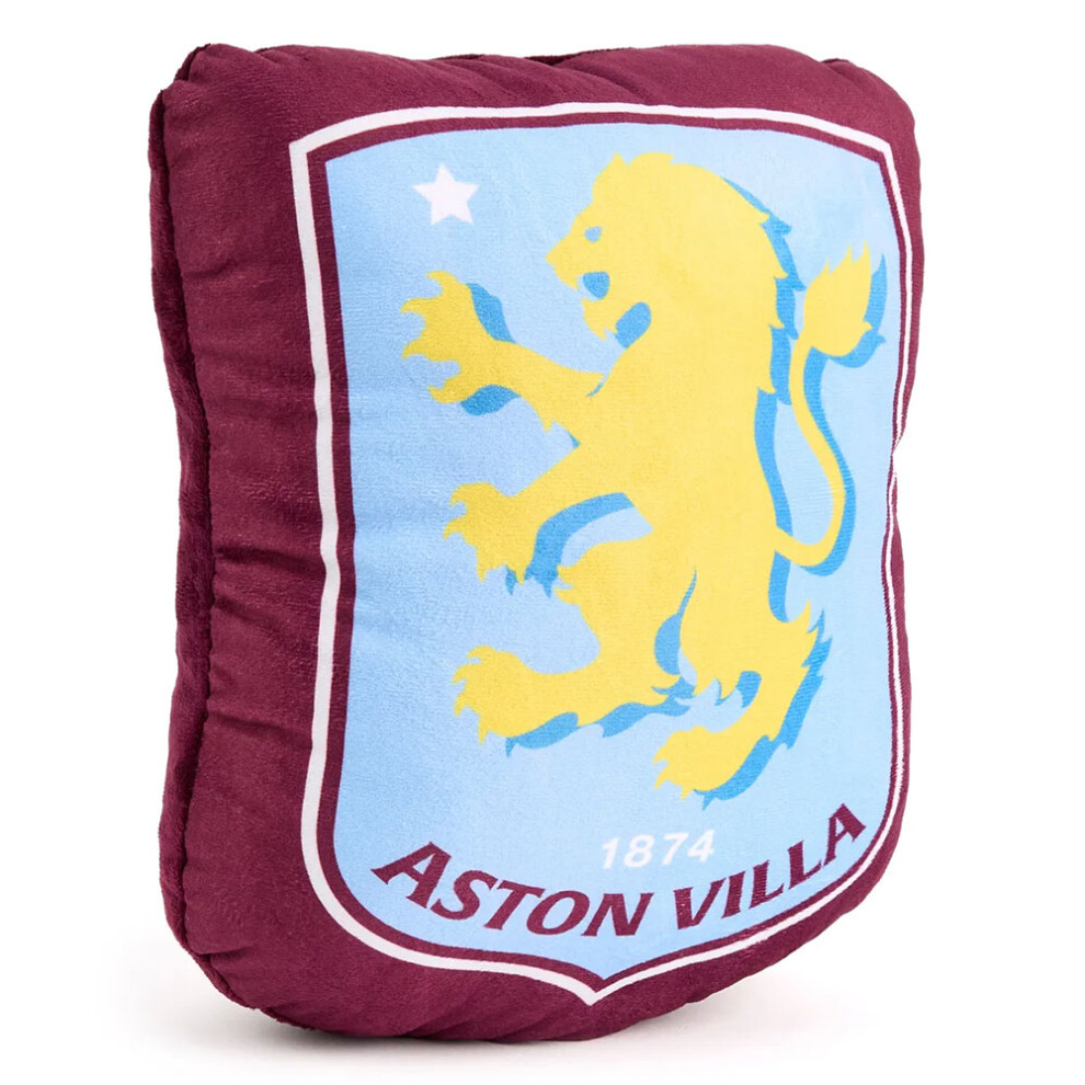 Aston Villa Fc Crest Cushion Official Licensed Product