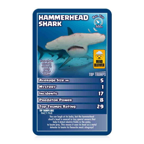 Top Trumps Sharks Top Trumps Card Game 2