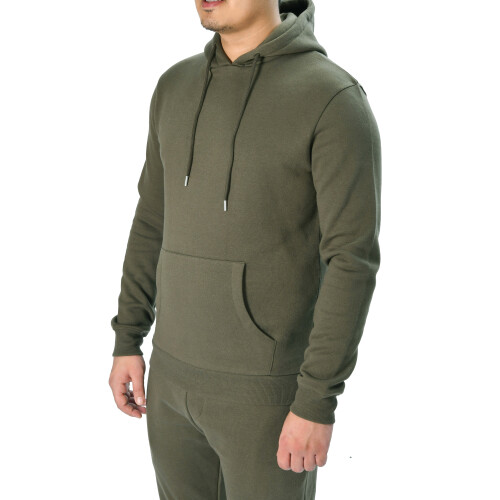 (S) Men's Premium Pullover Hoodie - khaki 2