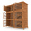 6ft Chartwell Triple Rabbit Guinea Pig Hutch 2