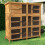6ft Chartwell Triple Rabbit Guinea Pig Hutch 6