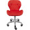 Charles Jacobs (Red) Charles Jacobs Cushioned Swivel Office Chair 4