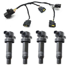 4Pcs 27301-2B010 Ignition Coil with Line for IX35 IX20 I30 Soul Ceed High Performance Coil Assembly