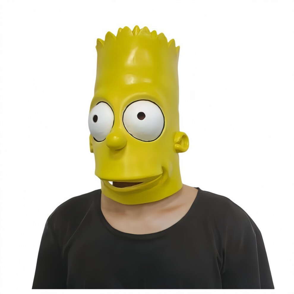 (Style B) Simpsons Mask Halloween Latex Costume Headgear For Cosplay And Events Themed