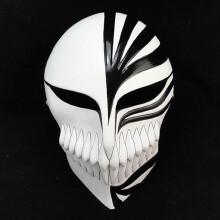 (Style 5) Bleach And Mask Kurosaki Ichigo Cosplay Half Face Mask Accessories For Halloween