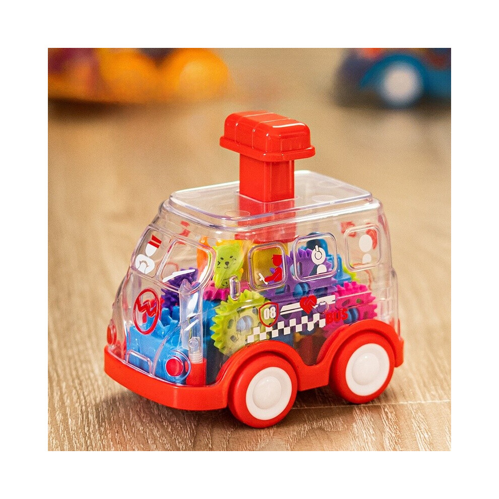 (Red ) Childrens Press The Police Car Toy With Transparent Body Design For Play Daily-image-OPC-PHNBSK6-NEW