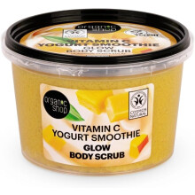 Organic Shop 250ml Body Scrub Vitamin C Yogurt Smoothie Glow
