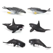 Mini Whale Model With Durable Plastic Material For Enthusiasts Gift Marine