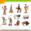 (Western ) Wild Scene Simulation West Model Chief And Warrior Decoration Ornament Desktop 1