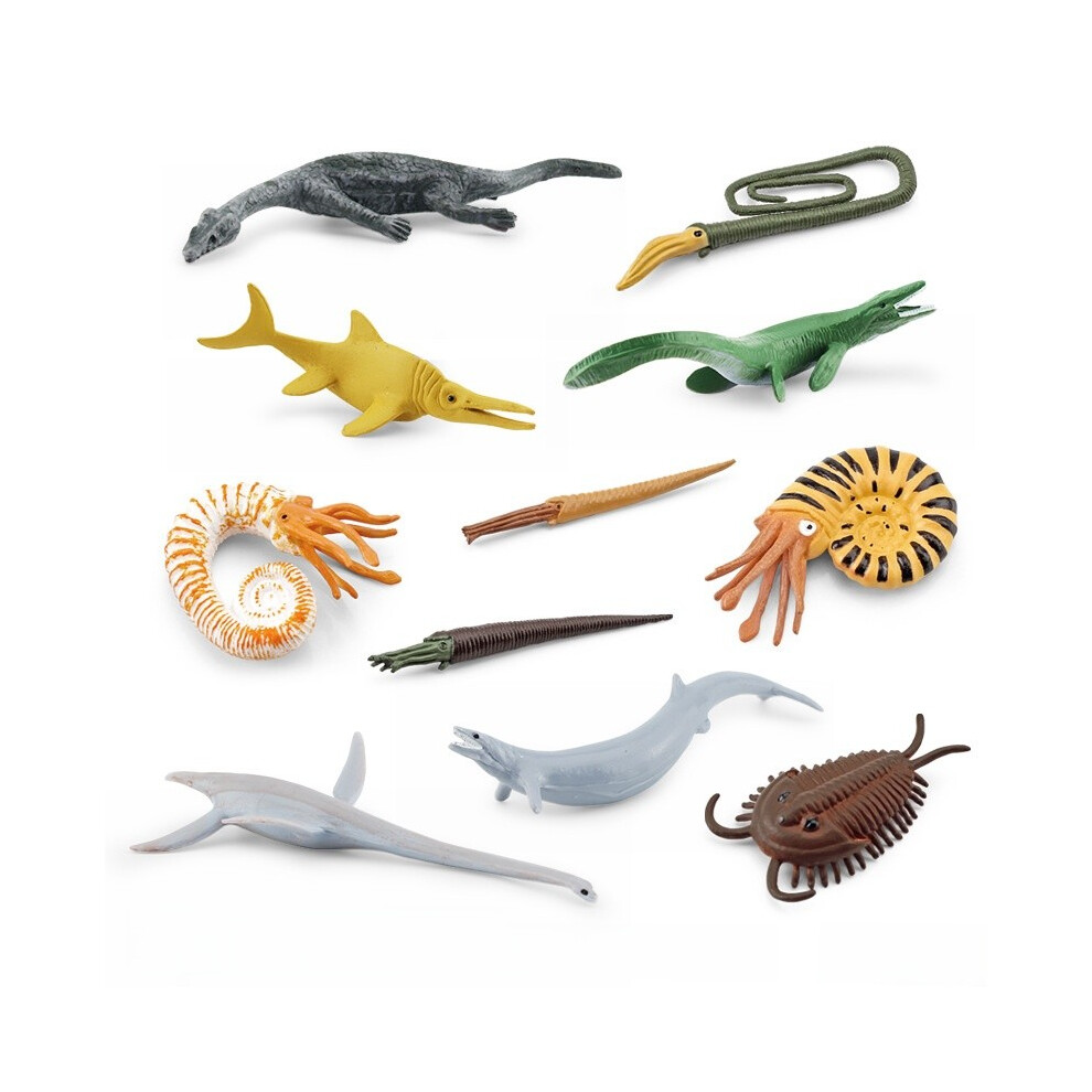 (Style A) Prehistoric Ocean Animal Models Ammonite Trilobite Underwater Ornament Creature