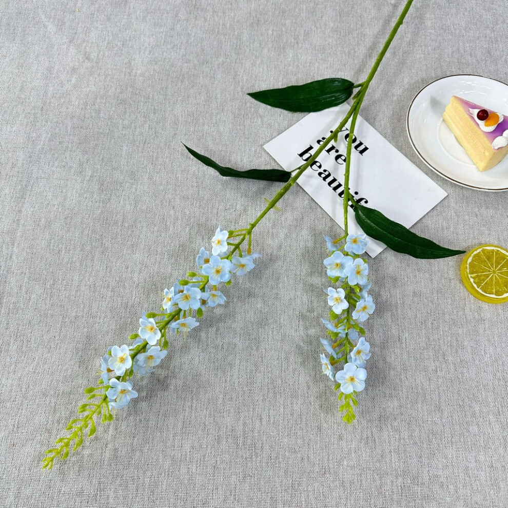 (Light Blue) Multicolour Delphinium Simulated Fake Flower Bouquet Decoration Interior For-image-OPC-PHNC7XF-NEW