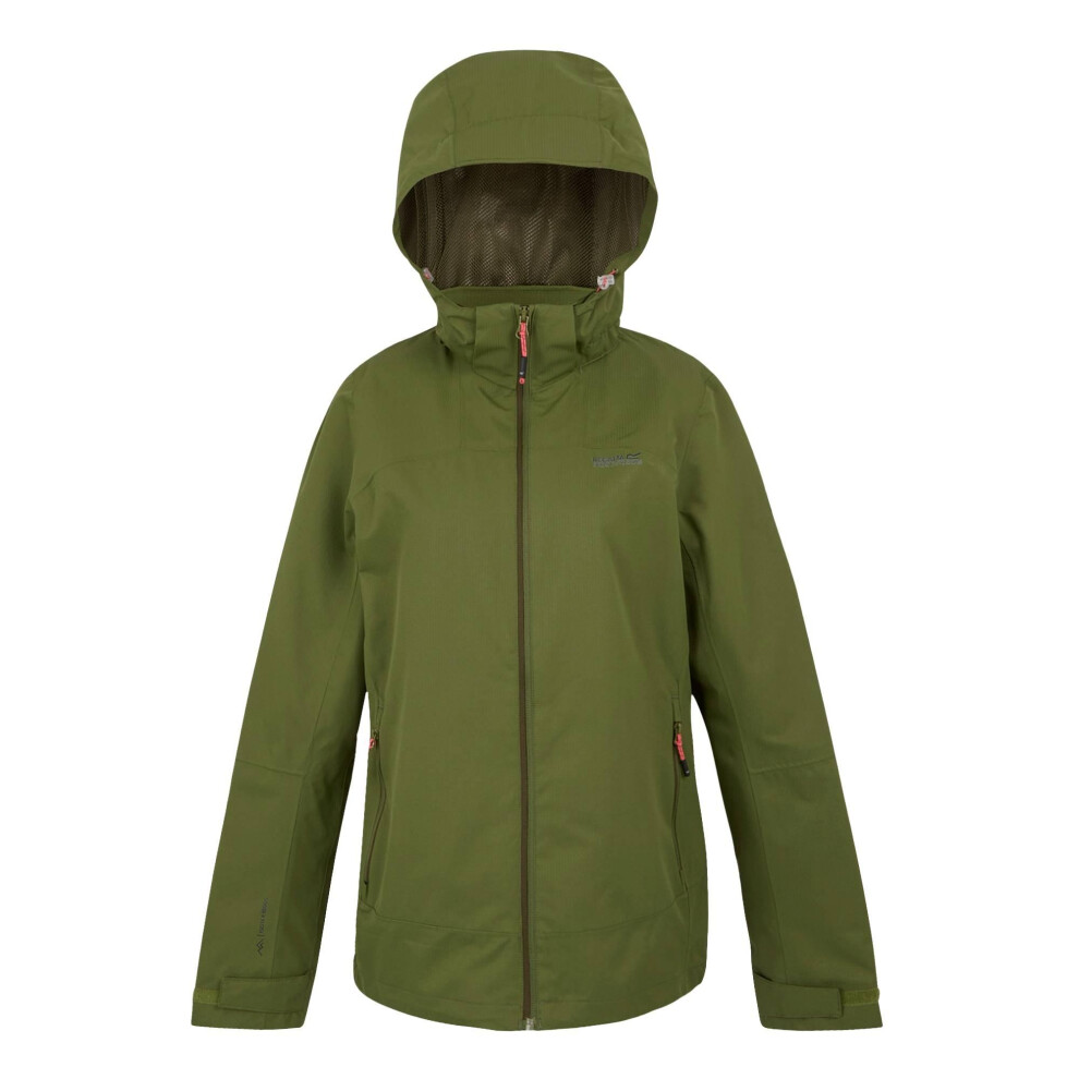 (20 UK, Nephrite Green) Regatta Womens/Ladies Oakhowe Waterproof Jacket