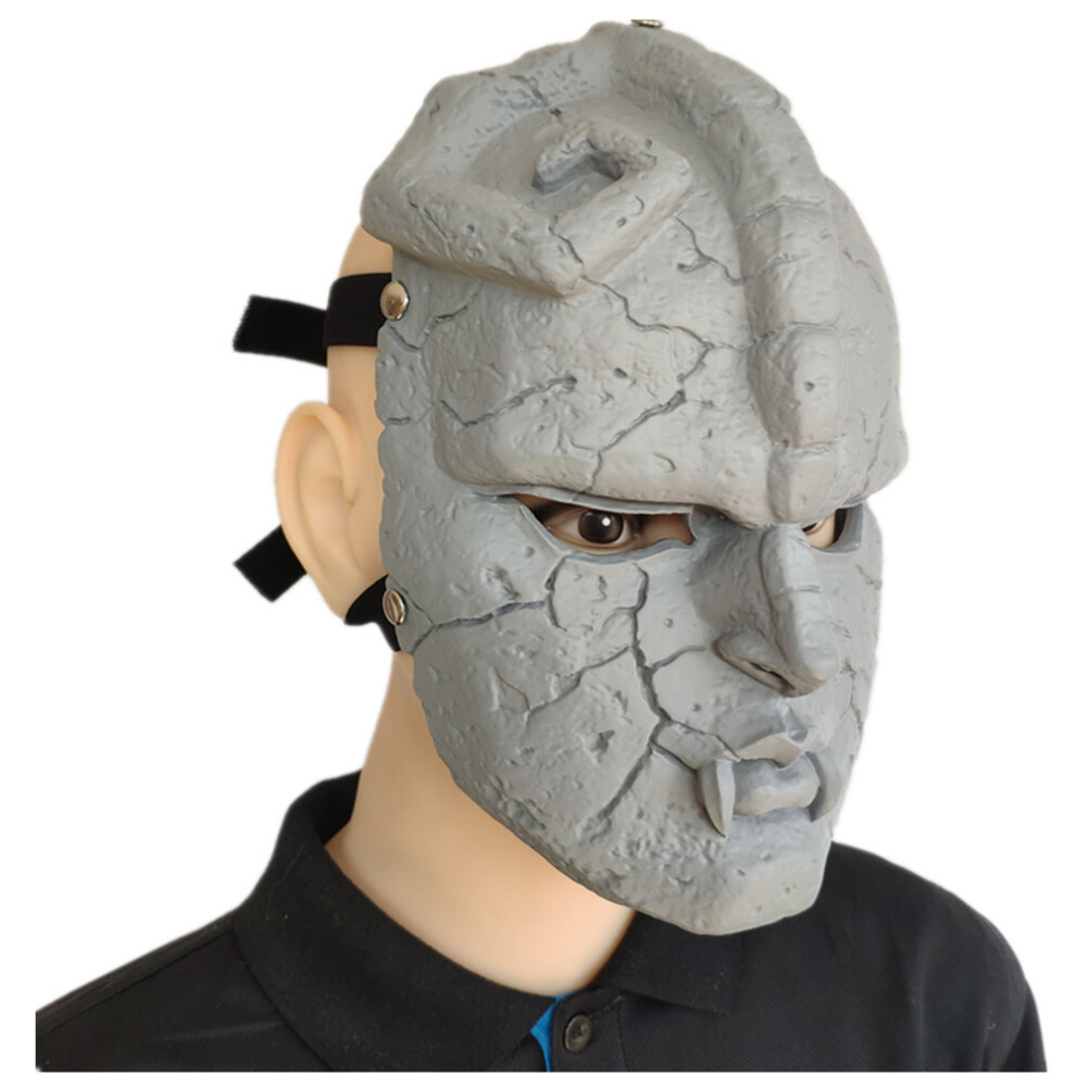 (Wearable Stone Mask) Adventure Bizarre Jojo Stone Mask For Halloween Cosplay Party Decorations And-image-OPC-PHNCBN7-NEW