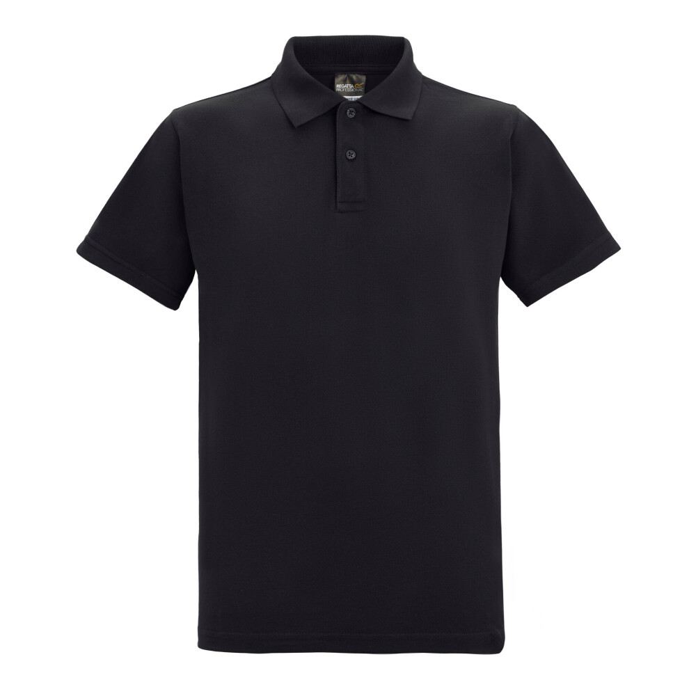 Regatta (4Xl, ) Professional Pique Polo Shirt Men's Black