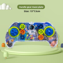 (Space Handle Gear) Toy Plastic Children Marble Puzzle Gear Obstacles Classroom Gift Home Learning