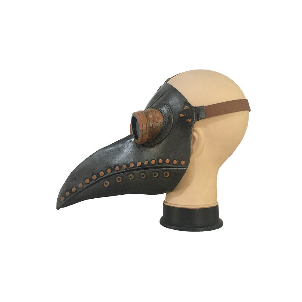 (Copper) Schnabel Steampunk Doctor Bird Beak Latex Mask With Metallic For Party Finish-image-OPC-PHNCKH7-NEW