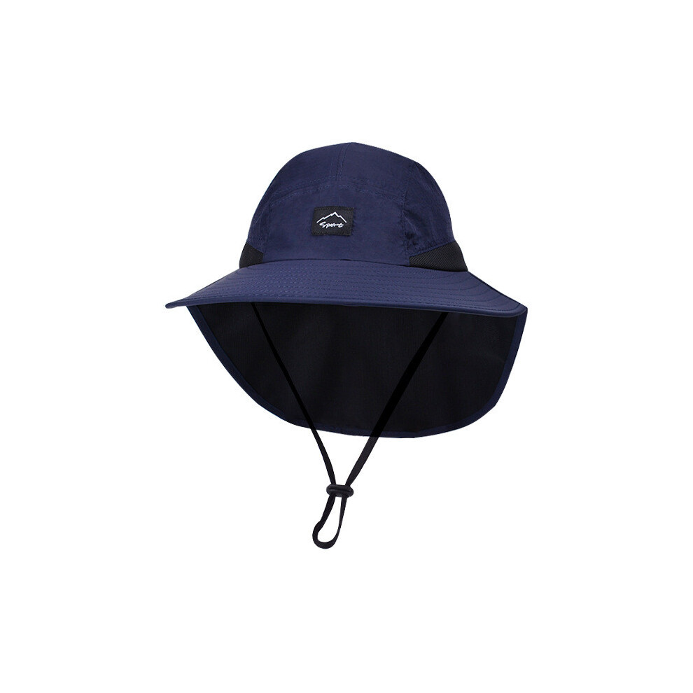 (Navy) Pattern Outdoor Mountain Fisherman Hat Uv Protection Breathable Travel Fishing-image-OPC-PHNCSBS-NEW