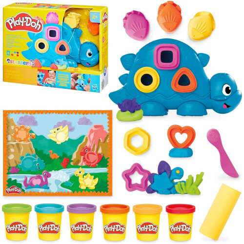 Play-Doh Play Doh Shapes & Colour Dino - Board Game