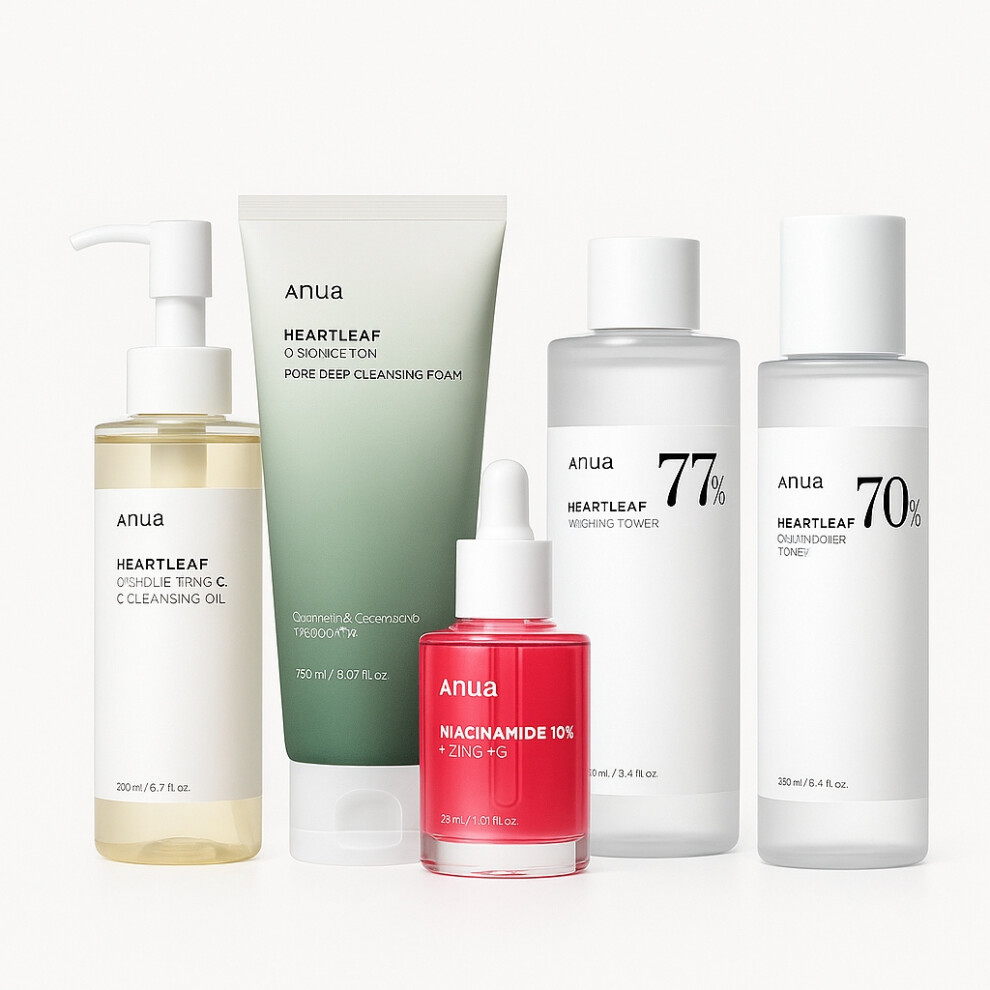 Ultimate Korean Skincare Set: Cleanse & Moisturize